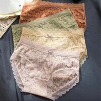 (HÀNG L1) Sét 5 (Sét 10) Quần Lót Nữ Ren Lụa Chất Mịn Đẹp Q037 Mềm Mại Êm Ái, Đáy Cotton, Giặt Máy Thoải Mái - THỦY BIKI