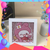 {hàng loại 1} Bộ tranh đính kèm đá 5D tự làm phim hoạt hình dễ thương