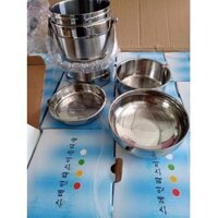 [HÀNG LOẠI 1] CẶP LỒNG INOX GIỮ NHIỆT 3 TẦNG PHONG CÁCH HÀN QUỐC