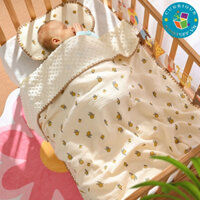 [HÀNG LOẠI 1] Chăn xô cho bé | Khăn xô cho bé Kbabies | Chất liệu cotton xô organic an toàn cho da
