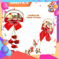 {hàng loại 1} Chuông Noel Dài Treo tô điểm Cây Thông - phụ kiện thời trang Cho Giáng Sinh