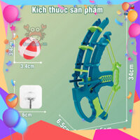 {hàng loại 1} Combo Cung Tên Bắn Bóng Dính Tặng Kèm Bảng Phi Tiêu Ném Bóng Dính, Đồ Chơi Vận Động Thể Thao Cho Bé