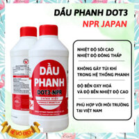 (hàng loại 1) Dầu thắng - Dầu phanh đĩa, phanh tang trống xe con mô tô DOT3 chính hãng .