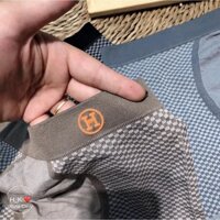 Hàng loại 1-Hộp 3 quần boxer nam, quần lót đùi nam, vải cotton co giãn 4 chiều chữ H màu cam