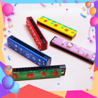 {hàng loại 1} Kèn Harmonica đồ chơi 32 lỗ bằng gỗ cho bé