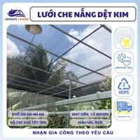 [Hàng Loại 1] Lưới Che Nắng Ngoài Trời 70% Khổ 3m May Viền Bấm Khoen Che Sân Vườn, Ban Công, Bãi Xe Ô Tô