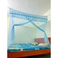 [HÀNG LOẠI 1] Màn tuyn mắc tay cao cấp - mùng tuyn treo 4 góc có cửa ra vào rộng rãi
