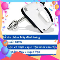 {hàng loại 1} Máy đánh trứng mini cầm tay cao cấp 7 cấp độ - Máy nhào bột, đánh cháo công suất 180w – GD033
