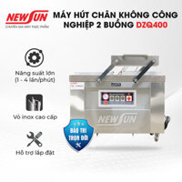 [HÀNG LOẠI 1] Máy Hút Chân không Công Nghiệp 2 Buồng DZQ400-2SA NEWSUN-(Gía bán chưa bao gồm phí Newsun vận chuyển)