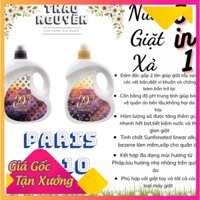 {HÀNG LOẠI 1}  Nước Giặt Xả Đậm Đặc Paris DL10 Hương Nước Hoa Pháp Hàng Công Ty (can 3,6L)