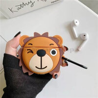 [Hàng loại 1] Ốp Airpod 1 và 2, tai nghe bluetooth i11,i12, i100, i9s... silicon 3D sử tử vàng cao cấp