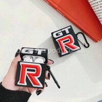 [[Hàng Loại 1]] Ốp tai nghe Airpod 1/2, i11, i12 Hình Logo xe hơi Nissan GTR silicon in 3D sắc nét.