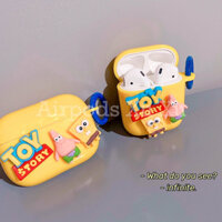 [[Hàng Loại 1]] Ốp tai nghe Airpod 1/2, Airpods Pro/Pro 2 Toy Story vàng silicon in 3D sắc nét.