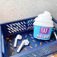 [[Hàng Loại 1]] Ốp tai nghe airpod 1/2, i11, i12 Mcflurry cực ngầu silicon in 3D sắc nét.