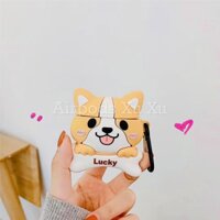 [[Hàng Loại 1]] Ốp tai nghe Airpod 1/2 shó shiba lucky siêu cool silicon in 3D sắc nét.
