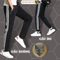 [Hàng Loại 1] Quần Thể Thao Nỉ 3 Sọc Nam và Nữ Form Chuẩn, Chất Dày Đẹp