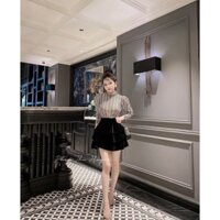 [Hàng Loại 1] Set váy đầm tầng xếp ly Áo ren sexy Hàn Quốc loại đẹp