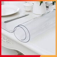 [Hàng loại 1] Tấm Nhựa PVC Dày 3mm Trải Bàn Chống Nước Không Cần Giặt, Tấm Lót Bàn Ăn Nhựa Mềm Trong Suốt Cao Cấp