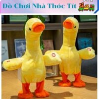 [Hàng Loại 1] Vịt Nhại Giọng Biết Nói Biết Đi Biết Hát - Vịt vàng poka bông nhại tiếng kêu quạc quạc vui nhộn