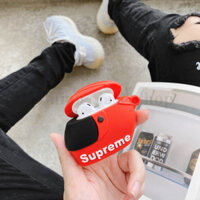 [HÀNG LOẠI 1] Vỏ bao Case airpod 1 và 2, i11,i12, i99, i100....Nón fullface supreme silicon dẻo cao cấp