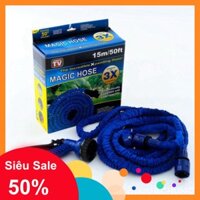 🔏Hàng Loại 1🔏 Vòi Rửa Xe, Tưới Cây, Vòi Xịt Rửa Thông Minh Giãn Nở Magic Hose Giãn Nở 15/30M