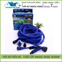 🔏Hàng Loại 1🔏 Vòi Rửa Xe,Tưới Cây, Vòi Xịt Rửa Thông Minh Giãn Nở Magic Hose Giãn Nở 15/30M Change Gia Dụng Thông Minh