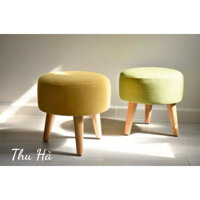 [Hàng Loại 1]Đôn Ngồi Làm Nail, Làm Việc Bọc Nhung Ngũ Sắc.