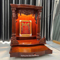 [HÀNG LOẠI 1_GÕ TÂN CỔ ĐIỂN] bàn thờ ông địa thần tài thiết kế mới sang trọng đẳng cấp giá sale rẻ 48cm 60cm siêu đẹp