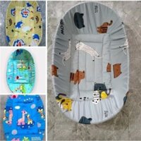 [Hàng loại 1]Vỏ bọc nệm nôi tre cho bé nằm võng