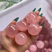 Hàng lựa đẹp Bi cầu đá phong thủy , bi lăn tay đá TA tư nhiên - size mini 3cm - 4cm gia cát