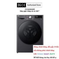 [HÃNG] Máy giặt LG 10kg sấy 6kg lồng ngang LG AI DD™ Inverter màu đen FV1410D4M1 |