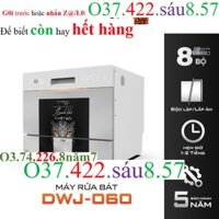 [HÀNG MỚI - 2 QUÀ HOT] Máy rửa bát Junger DWJ-060 Dung tích 8 bộ Rửa sạch sấy khô Bảo Hành 5 NĂM h