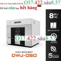 [HÀNG MỚI - 2 QUÀ HOT] Máy rửa bát Junger DWJ-060 Dung tích 8 bộ Rửa sạch sấy khô Bảo Hành 5 NĂM provip