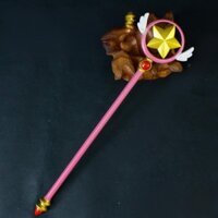 (Hàng Mới 2025) Bộ Gậy Phép Thuật Sakura 22Cm - Gậy Sakura Ngôi Sao 22Cm