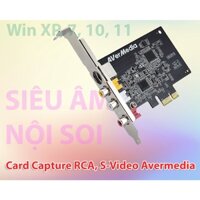 (Hàng mới, BH 12 tháng) Card PCI-E to AV Svideo AverMedia C725 ghi hình, chụp ảnh máy siêu âm, nội soi vào máy tính PC