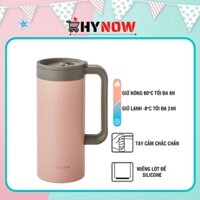 [HÀNG MỚI] Bình Ly Giữ Nhiệt Lock&Lock Table Mug LHC4247PIK - 473ml (Màu Hồng) Có Quai Cầm Tiện Lợi