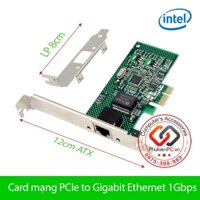 (HÀNG MỚI) CARD MẠNG LAN PCIE 1PORT GIGABIT CHIP INTEL CHO PC, SERVER, BOOTROM