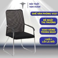 [HÀNG MỚI] Ghế văn phòng VX27 ghế làm việc chân quỳ lưng vừa lưới - Nội Thất Vạn Xuân