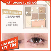 (Hàng mới giảm sâu)Bảng phấn mắt MEIBAOGE tông nude lâu trôi giá học sinh, bảng mắt xịn trong nước trung