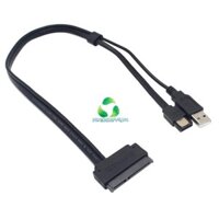 [Hàng MỚI] Ổ đĩa cứng 2,5 inch SATA 22Pin sang eSATA Data USB Adapter để tối ưu hóa cho SSD, Hỗ trợ UASP SATA III EC-SSHD