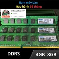 (Hàng mới) Ram Kingmax 4GB 8GB máy tính bàn ram DDR3 4GB DDR3 8GB bus 1333 1600 pc3-10600u pc3-12800u