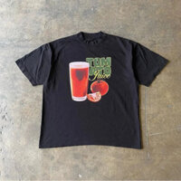 [HÀNG MỚI VỀ] Áo Thun In Hình Cà Chua TOMATO Form Rộng Cotton Mềm Mịn Phong Cách Mỹ, Hàn Quốc