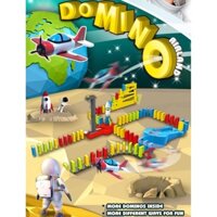 [Hàng mới về] Bộ đồ chơi Phi hành gia xếp hình Domino bệ phóng cho bé thỏa sức sáng tạo