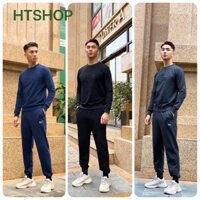 [HÀNG MỚI VỀ]-Bộ nỉ nam thể thao xuất dư phom Âu tới 90kg( ảnh thật shop chụp)