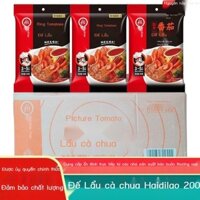 [HÀNG MỚI VỀ] Cà chua Haidilao, canh ba nấm tươi, nước súp trong, đế lẩu 200g, hạt nêm, nồi súp ch