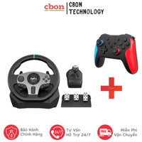 {HÀNG MỚI VỀ} Combo Vô Lăng Tập Lái Xe Và Chơi Game PXN V9 Pro + Tay Cầm Bluetooth Không Dây - CBon Technology