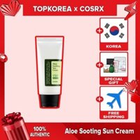 [Hàng mới về]   ★COSRX★ Aloe Soothing Sunscreen   Kem chống nắng COSRX chiết xuất lô hội bảo vệ làm dịu da SPF 50 PA+++ UVA UVB 50ml / TOPKOREA / Shipping from korea