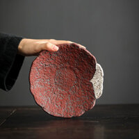 [HÀNG MỚI VỀ] Cũ gốm đất sét chu sa bùn đá đỏ cứu trợ mạ vàng nồi gốm Chengwenren bộ trà khô truyề