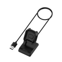 Hàng mới về Dành cho Xiaomi Mi Watch Lite / Redmi Watch Giá đỡ sạc dọc USB có chức năng dữ liệu, Chiều dài: 1m (Đen)