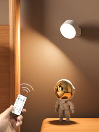 [HÀNG MỚI VỀ] Đèn đọc sách đầu giường phòng ngủ đèn tường không dây sạc đèn pha điều khiển từ xa x